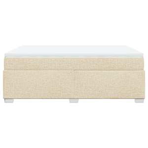 Box spring postel s matrací krémová 160x200 cm textil - obrázek 8