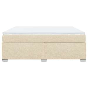 Box spring postel s matrací krémová 180x200 cm textil - obrázek 8
