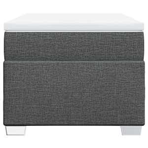 Box spring postel s matrací tmavě šedá 90x190 cm textil - obrázek 4