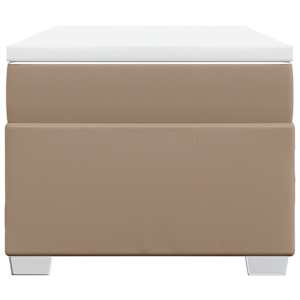 Box spring postel s matrací cappuccino 80 x 200 cm umělá kůže - obrázek 4