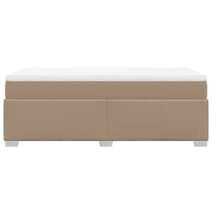 Box spring postel s matrací cappuccino 80 x 200 cm umělá kůže - obrázek 8