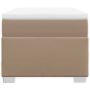 Box spring postel s matrací cappuccino 90x190 cm umělá kůže - obrázek 4