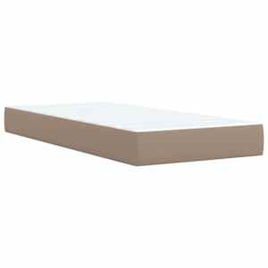 Box spring postel s matrací cappuccino 90x190 cm umělá kůže - obrázek 6