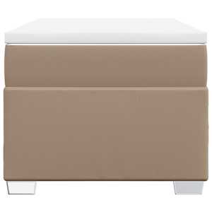 Box spring postel s matrací cappuccino 90x200 cm umělá kůže - obrázek 4
