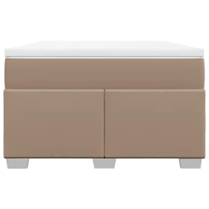 Box spring postel s matrací cappuccino 120x190 cm umělá kůže - obrázek 4