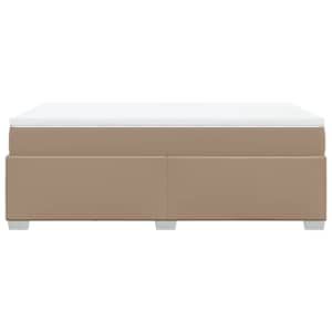 Box spring postel s matrací cappuccino 120x190 cm umělá kůže - obrázek 8