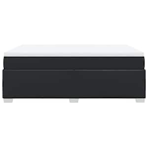 Box spring postel s matrací černá 160x200 cm umělá kůže - obrázek 8