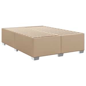 Box spring postel s matrací cappuccino 160x200 cm umělá kůže - obrázek 5