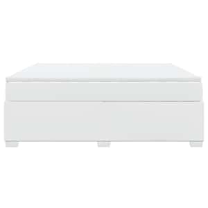 Box spring postel s matrací bílá 180x200 cm umělá kůže - obrázek 8