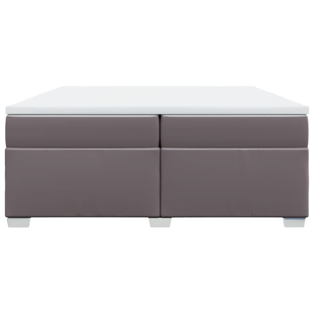 Boxspringbett mit Matratze Bett Polsterbett Bettgestell Kunstleder vendu vidaXL