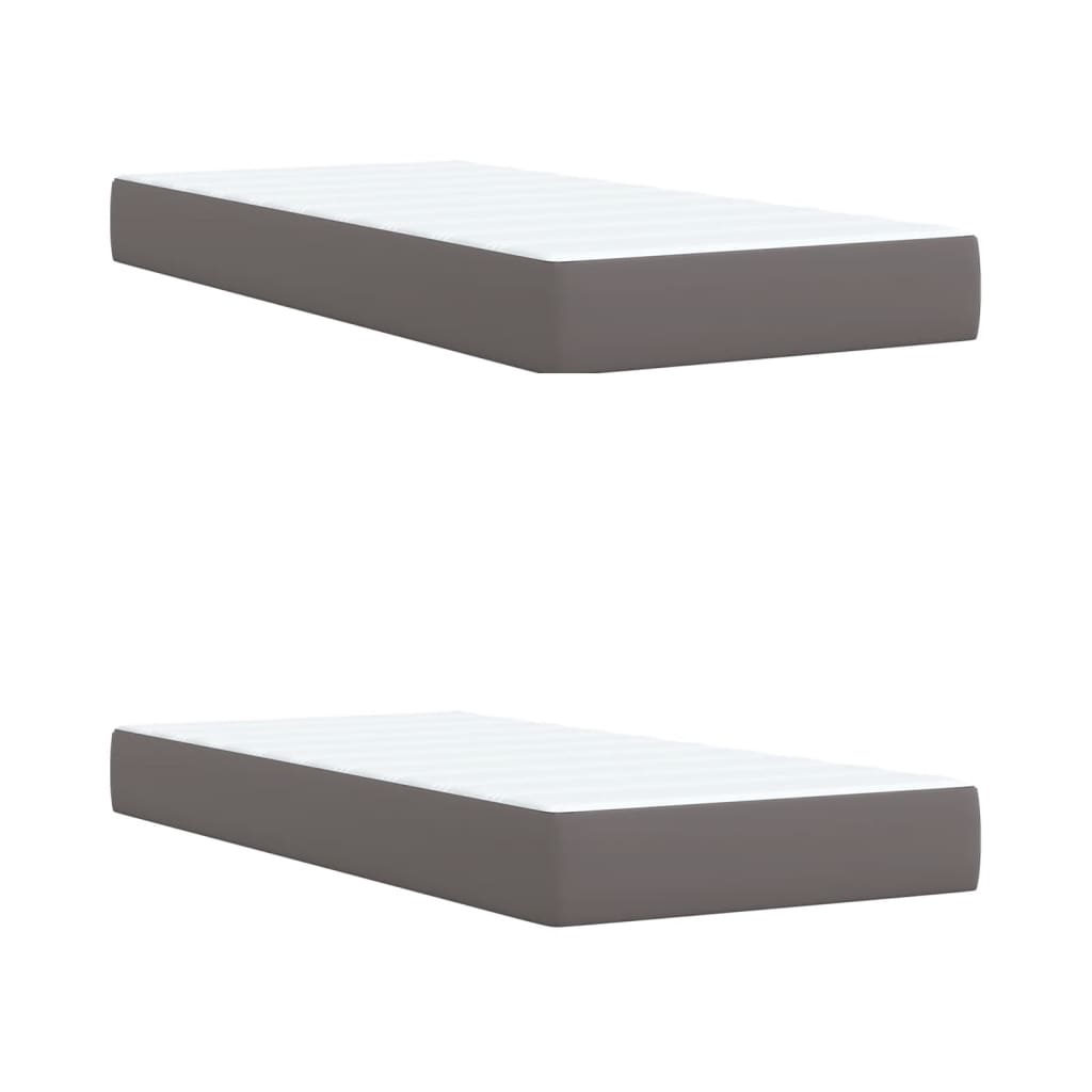 Collection Boxspringbett mit Matratze Bett Polsterbett Bettgestell Kunstleder vidaXL