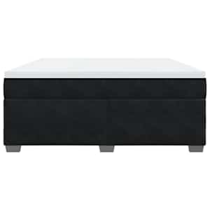 Box spring postel s matrací černá 180x200 cm samet - obrázek 4