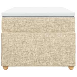 Box spring postel s matrací krémová 80 x 200 cm textil - obrázek 4