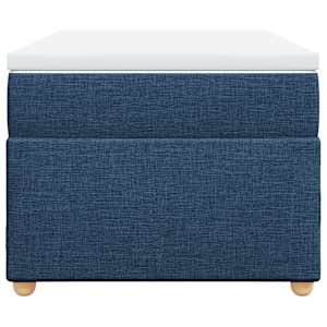Box spring postel s matrací modrá 80x200 cm textil - obrázek 4