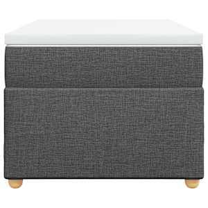 Box spring postel s matrací tmavě šedá 90x190 cm textil - obrázek 4