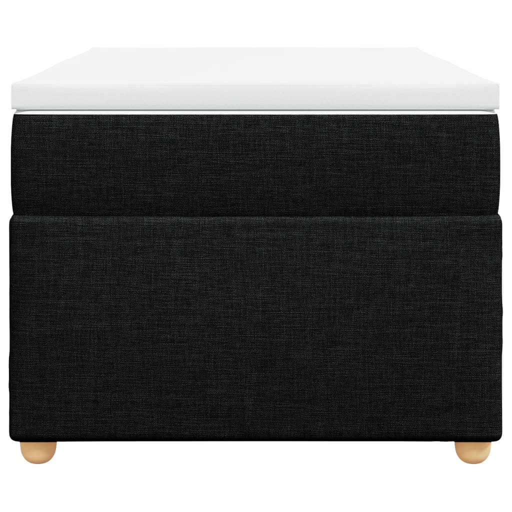 vidaXL Boxspring met matras stof zwart 90x190 cm, foto 4