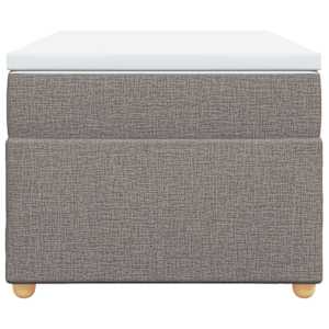 Box spring postel s matrací taupe 90x190 cm textil - obrázek 4