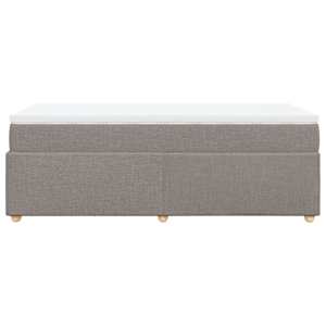 Box spring postel s matrací taupe 90x190 cm textil - obrázek 8
