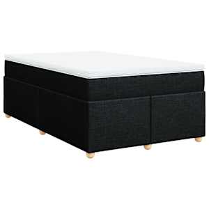 Box spring postel s matrací černá 120x190 cm textil - obrázek 9
