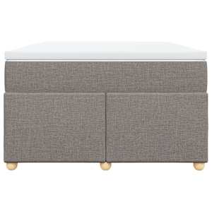 Box spring postel s matrací taupe 120x190 cm textil - obrázek 4