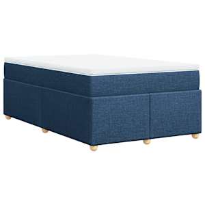 Box spring postel s matrací černá 120x190 cm textil - obrázek 2