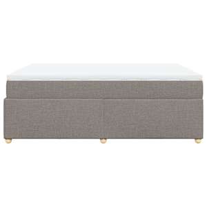 Box spring postel s matrací taupe 140x190 cm textil - obrázek 8