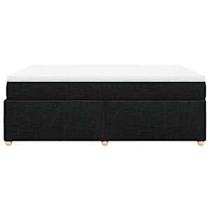 Box spring postel s matrací černá 160x200 cm textil - obrázek 8