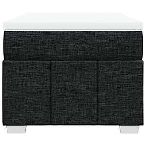 Box spring postel s matrací černá 90x200 cm textil - obrázek 4