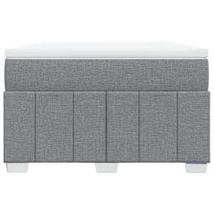 Box spring postel s matrací světle šedá 120x190 cm textil - obrázek 4