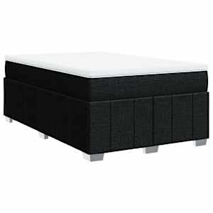 Box spring postel s matrací černá 120x190 cm textil - obrázek 2