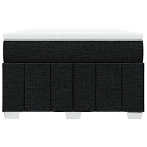 Box spring postel s matrací černá 120x190 cm textil - obrázek 4