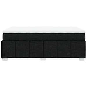 Box spring postel s matrací černá 120x190 cm textil - obrázek 8