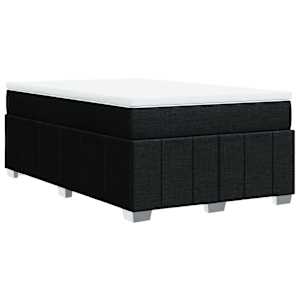 Box spring postel s matrací černá 120x190 cm textil - obrázek 9
