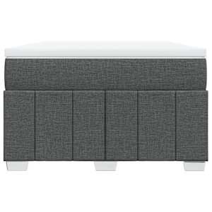 Box spring postel s matrací tmavě šedá 120x200 cm textil - obrázek 4