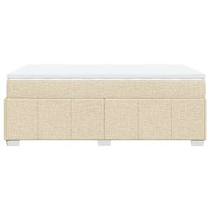 Box spring postel s matrací krémová 120x200 cm textil - obrázek 8