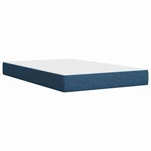 Box spring postel s matrací modrá 120x200 cm textil - obrázek 6