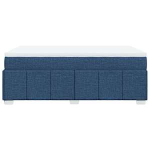 Box spring postel s matrací modrá 120x200 cm textil - obrázek 8