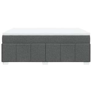 Box spring postel s matrací tmavě šedá 160x200 cm textil - obrázek 8