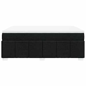 Box spring postel s matrací černá 160x200 cm textil - obrázek 8