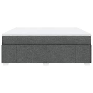 Box spring postel s matrací tmavě šedá 180x200 cm textil - obrázek 8