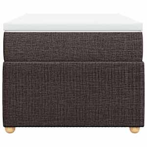 Box spring postel s matrací tmavě hnědá 80x200 cm textil - obrázek 4