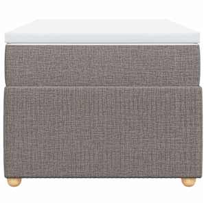 Box spring postel s matrací taupe 80x200 cm textil - obrázek 4