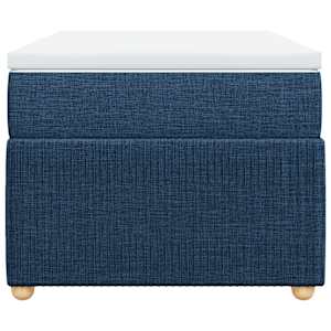 Box spring postel s matrací modrá 80x200 cm textil - obrázek 4