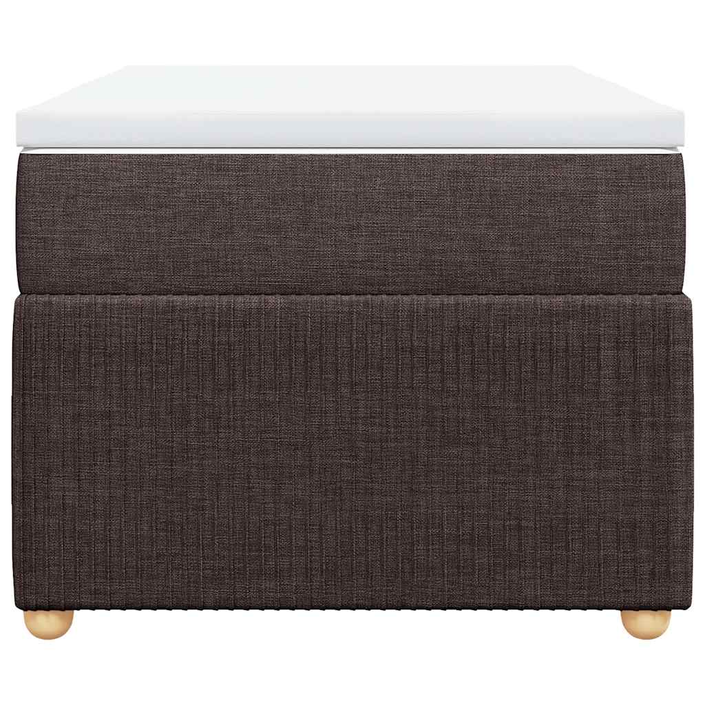 vidaXL Boxspring met matras stof donkerbruin 90x190 cm bruin, foto 4