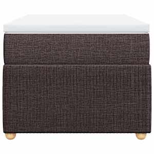 Box spring postel s matrací tmavě hnědá 90x190 cm textil - obrázek 4