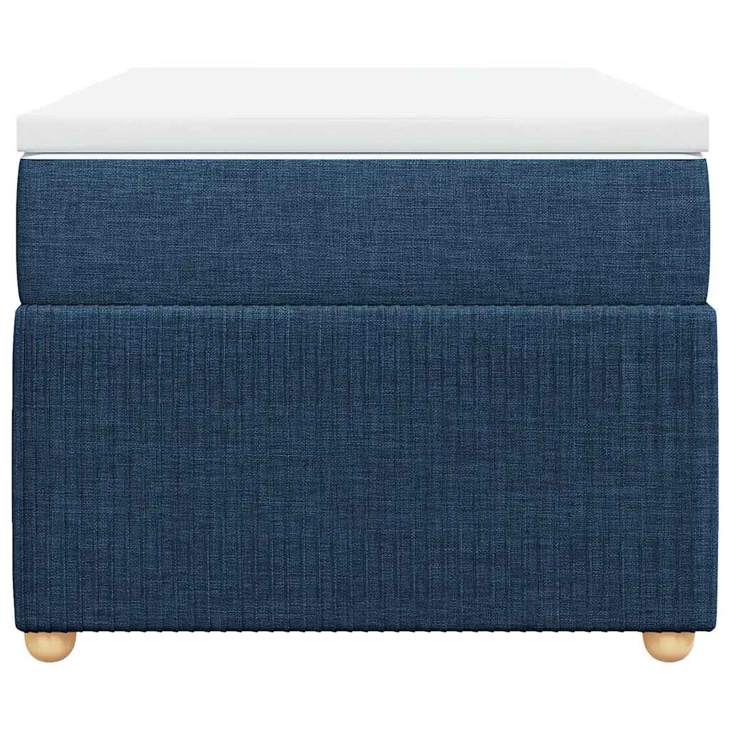 vidaXL Boxspring met matras stof blauw 90x190 cm, foto 4