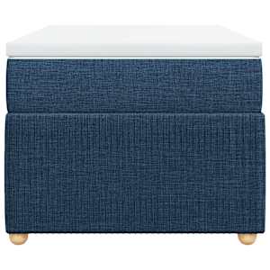 Box spring postel s matrací modrá 90x190 cm textil - obrázek 4