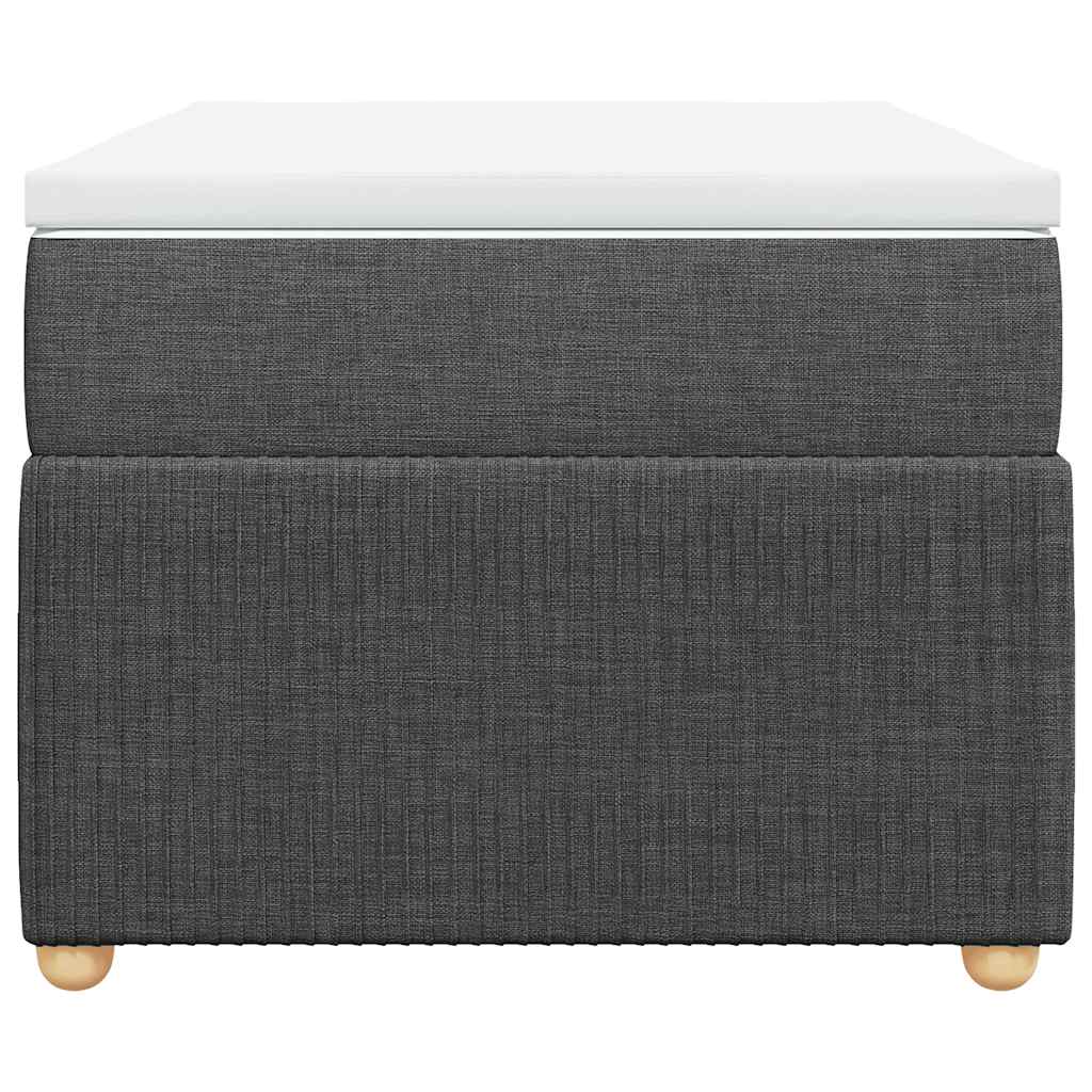 vidaXL Boxspring met matras stof donkergrijs 100x200 cm grijs, foto 4