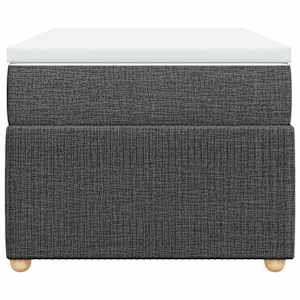 Box spring postel s matrací tmavě šedá 100 x 200 cm textil - obrázek 4