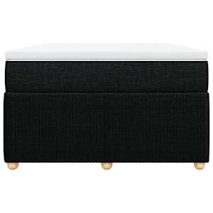 Box spring postel s matrací černá 120x190 cm textil - obrázek 4